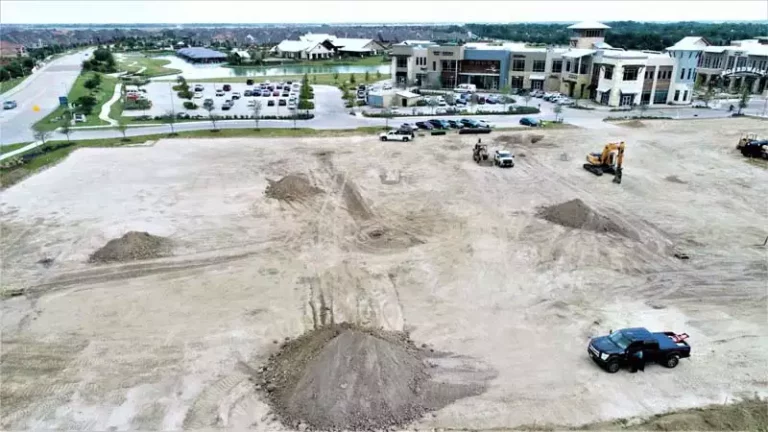 Town Lake Concrete Parking Lot